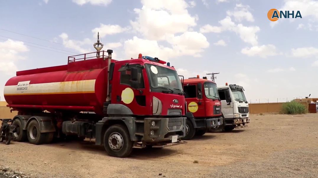 فوج إطفاء مقاطعة دير الزور يعلن جاهزيته لحماية المحاصيل الزراعية من الحرائق