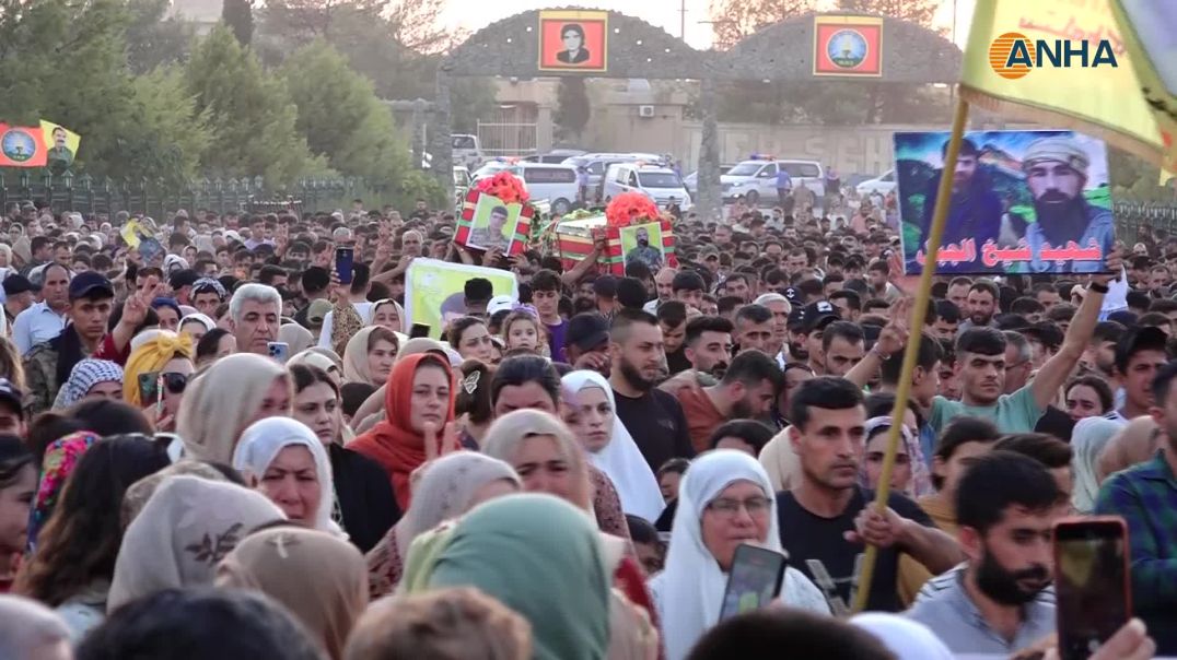 Şehîd Tofan û Şêx El Cebel bi merasîmeke bi heybet hatin oxirkirin