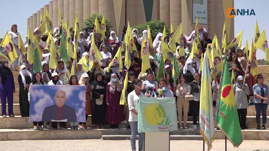 تنظيمات نسائية في الحسكة تطالب بالإفراج الفوري عن القائد عبد الله أوجلان