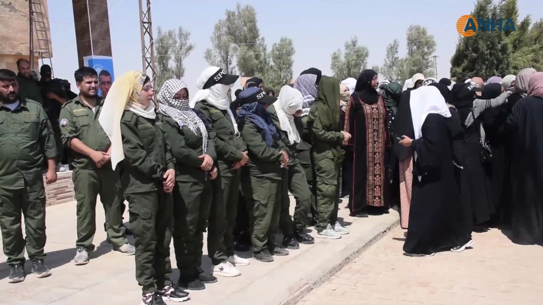 تشييع شهيد ومراسم غيابية لأربعة من شهداء الأمن الداخلي في الشدادي
