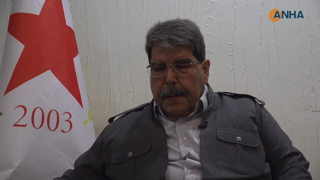 ⁣Salih Muslim: Yên ku berjewendiyên wan tê de hene naxwazin ev şer biqede
