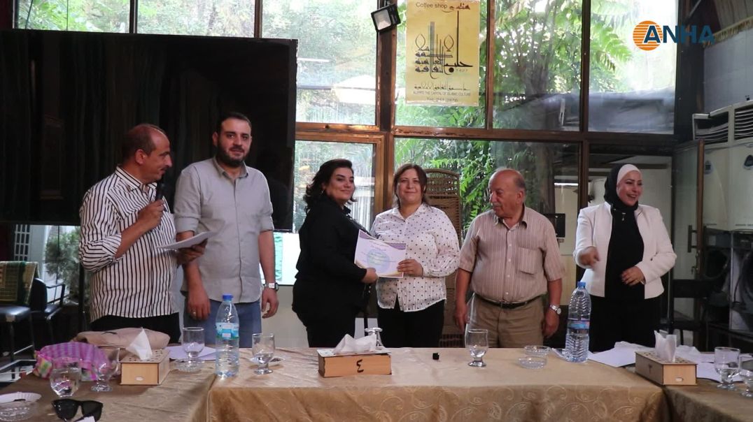 ⁣ملتقى لحزب سوريا المستقبل في حلب يجمع مواهب أدبية
