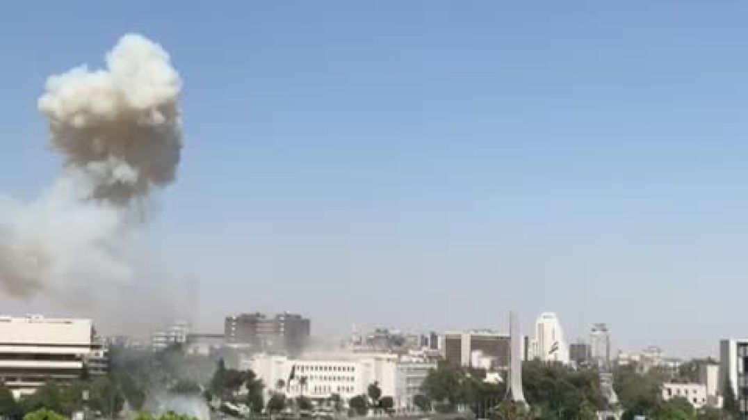 قصف جوي جديد على دمشق يستهدف وزارة الدفاع