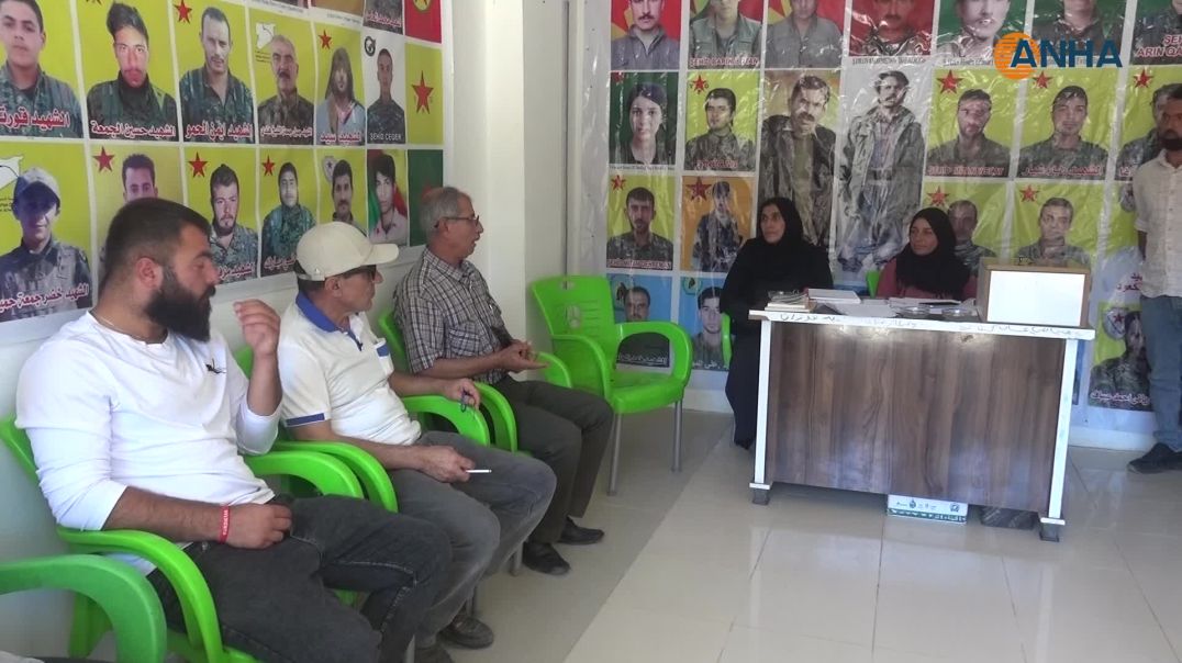 ⁣Xebatkarên Rêveberiya Xweser îro li komînan bûn-جل اغا