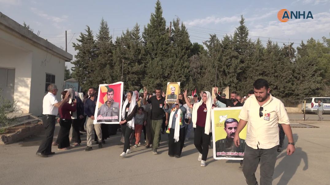 ⁣مراسم غيابية لمقاتل قوات الدفاع الشعبي دجوار في ديرك