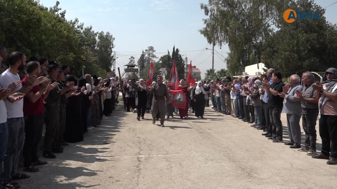 ⁣مراسم غيابية لمقاتلة قوات الدفاع الشعبي في كركي لكي