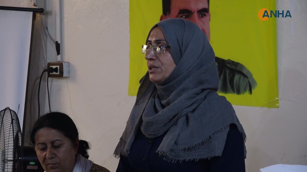 ⁣مؤتمر ستار في الدرباسية يناقش مع النساء نظام عمل الكومينات