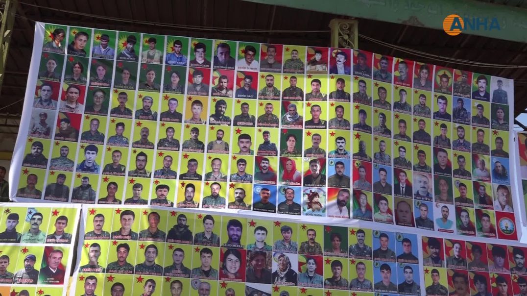 ⁣ استذكار 390 شهيداً وشهيدة في مدينة قامشلو
