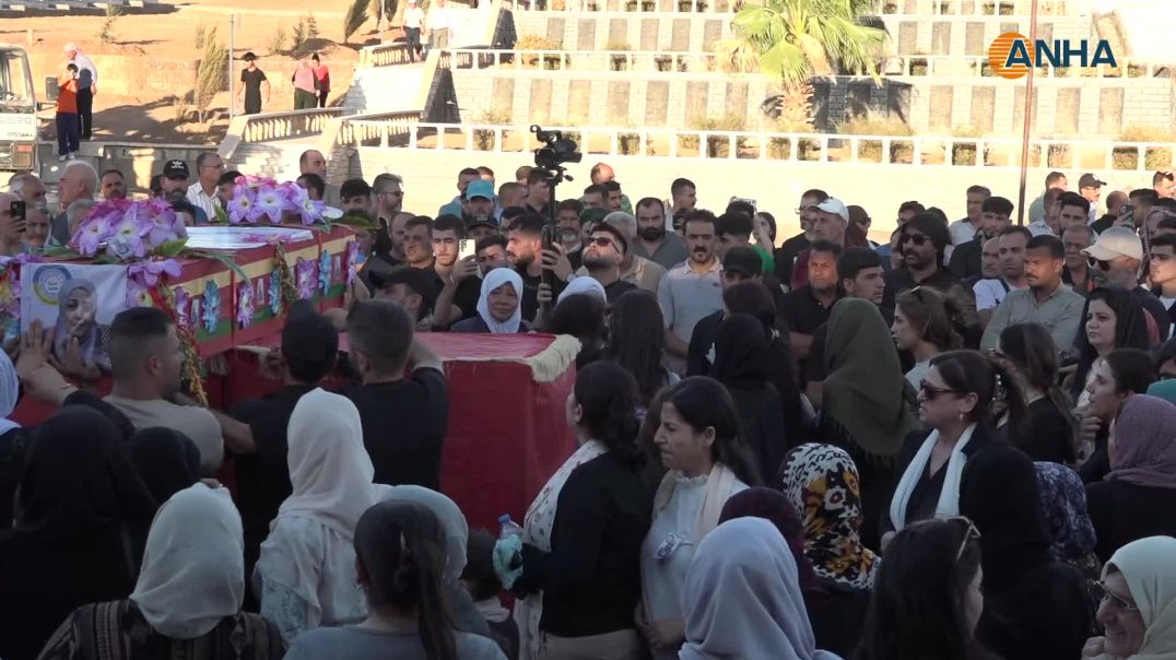 ⁣جثمان الشهيدة نادية اليوسف يوارى الثرى في تربه سبيه