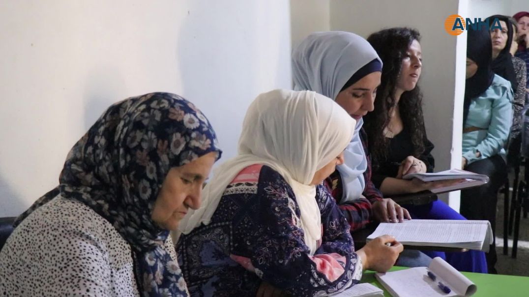 ⁣جلسات جماعية مخصصة لقراءة مانيفستو "السلام والمجتمع الديمقراطي" في حلب