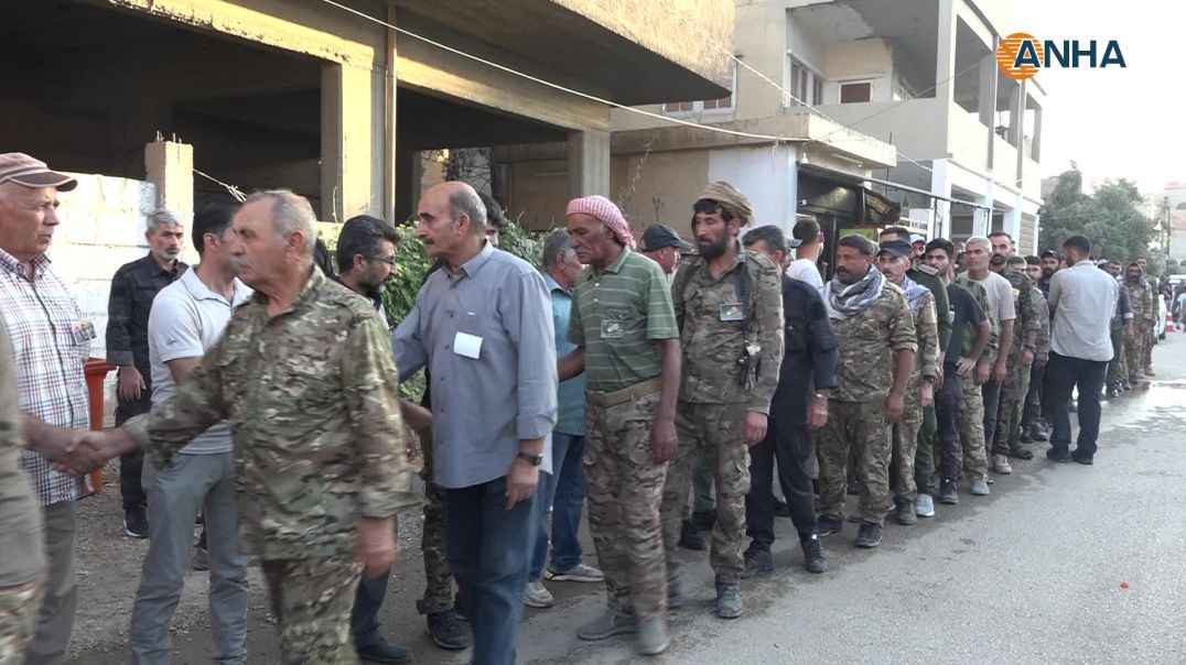 تجديد العهد للقيادي الشهيد نور الدين صوفي خلال مراسم تقديم العزاء