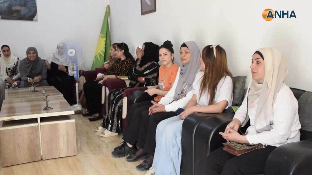 ⁣نساء 6 مدن في مقاطعة الحسكة يوجهن رسائل للقائد عبد الله أوجلان - تل تمر