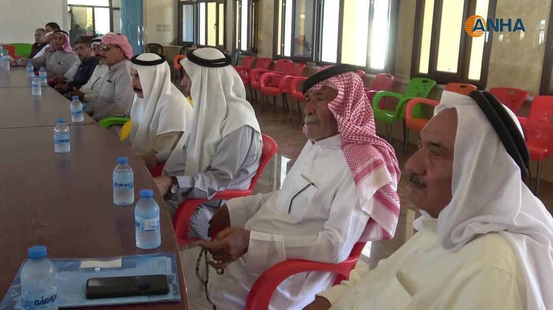 ⁣شيوخ ووجهاء عين عيسى يشيدون برسالة القائد عبد الله أوجلان