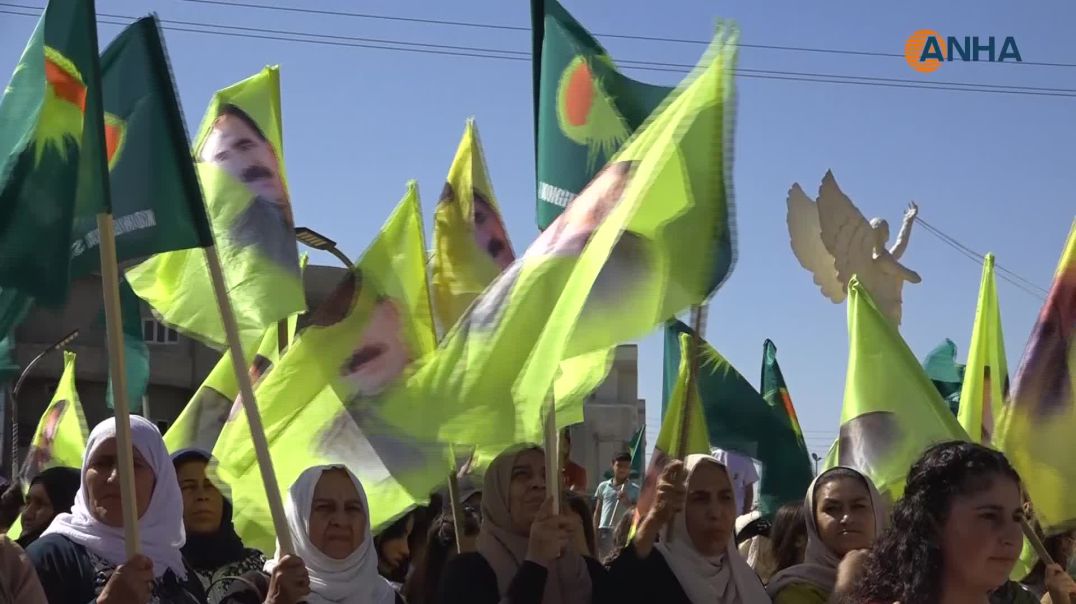 Şêniyên Firatê ji bo azadiya Rêber Apo meşiyan