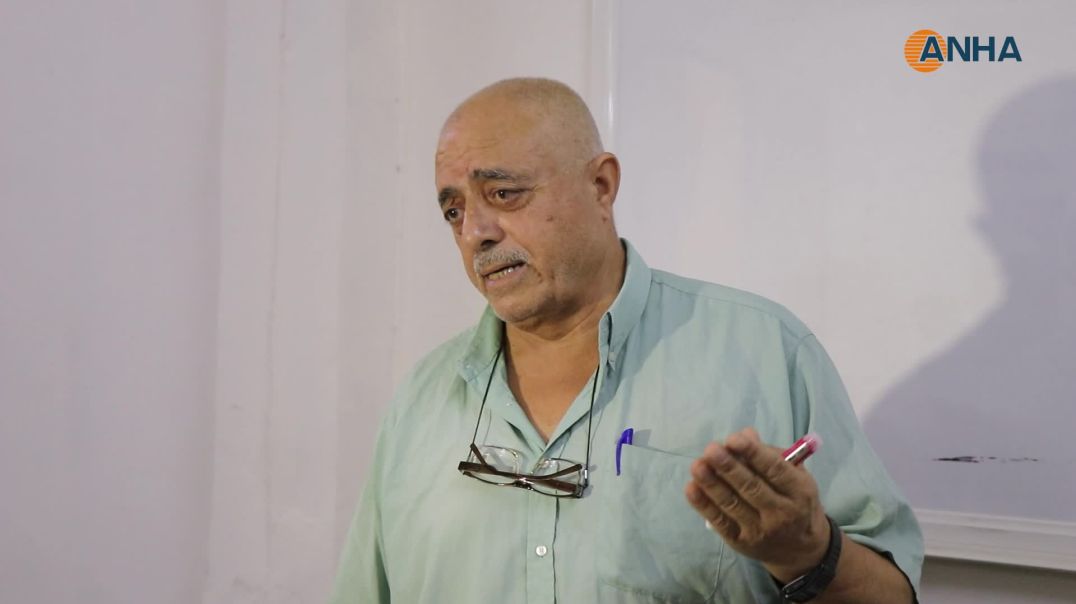 ⁣جلسات جماعية لفهم مانيفستو السلام والمجتمع الديمقراطي في حلب