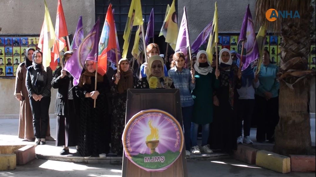 مجلس المرأة في مجلس عوائل الشهداء بالرقة يطالب بالحرية الجسدية للقائد 
