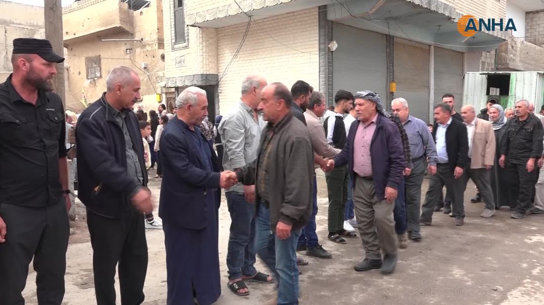 ⁣Şêniyên kantona Firatê sersaxî da malbatên şehîdên QSD’ê