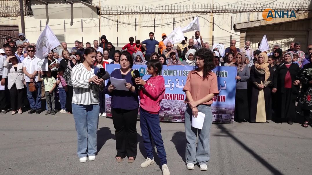 ⁣وقفة للمهجّرين أمام مفوضية الأمم المتحدة للمطالبة بحق العودة الآمنة إلى ديارهم