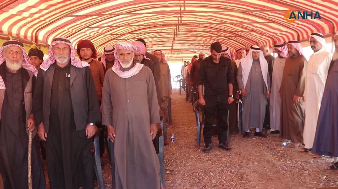 ⁣اجتماع بريف دير الزور لشرح الوضع السياسي والاستماع لمطالب الأهالي