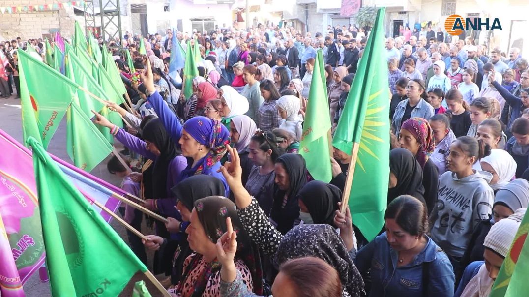 مراسم عزاء عضوة منسقية مؤتمر ستار هيفي سليمان في حلب