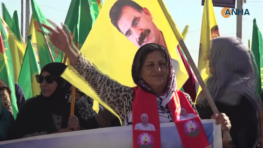 المئات في مقاطعة الجزيرة يطالبون بـ "الحق في الأمل" للقائد عبد الله أوجلان