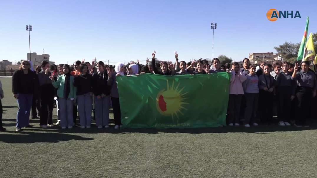 Bi hezaran jinên 8 bajarên kantona Cizîrê ji Rêber Apo re azadî xwestin