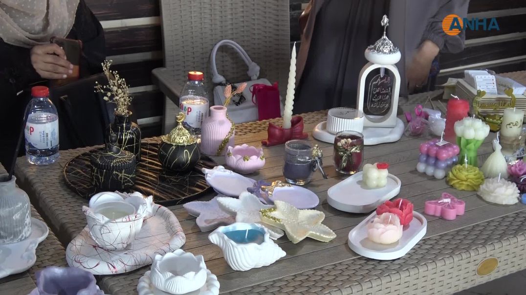 ⁣معرض للأعمال اليدوية في الطبقة لدعم وتمكين النساء في المجتمع