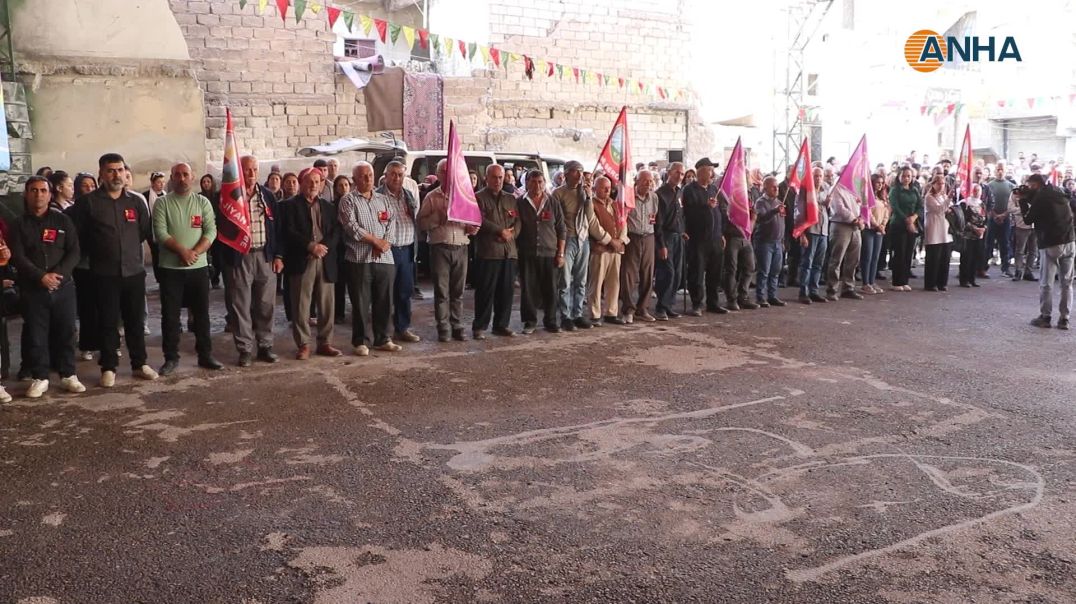 مراسم غيابية لمقاتل في قوات الدفاع الشعبي بحلب