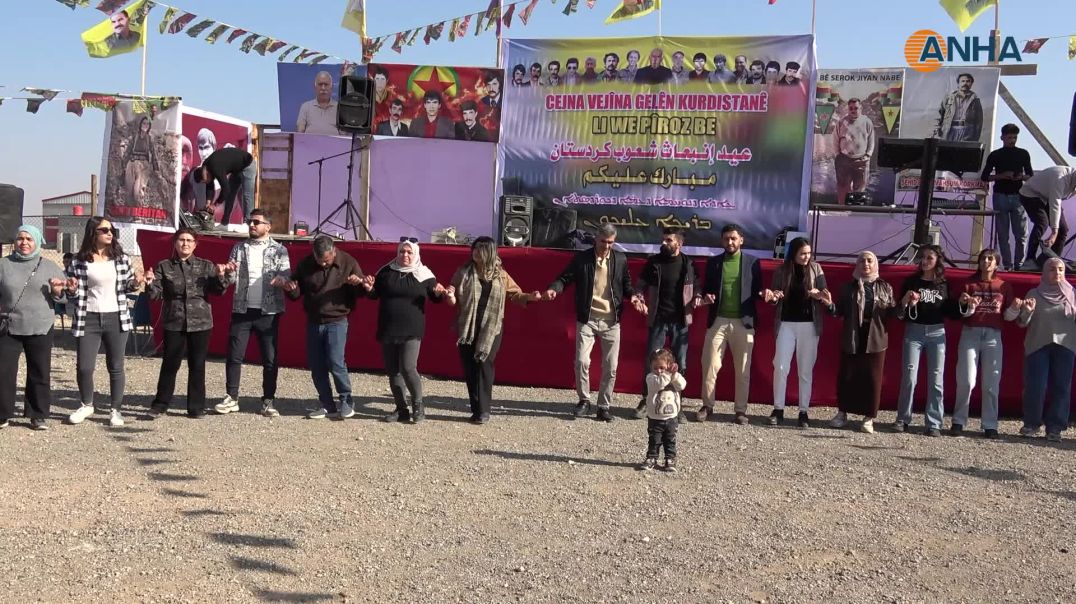 جل آغا- مكونات مقاطعة الجزيرة تحتفل بذكرى تأسيس PKK