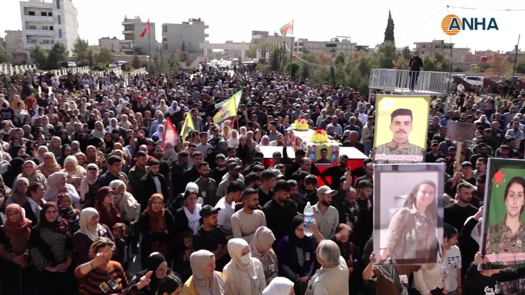 Li Qamişloyê ji bo şehîd Goran û Zeyneb merasîm