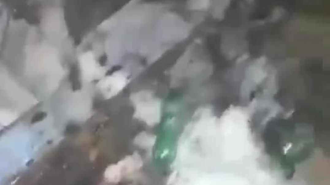 إحراق متجر ونهب محتوياته في حي كرم الزيتون بحمص