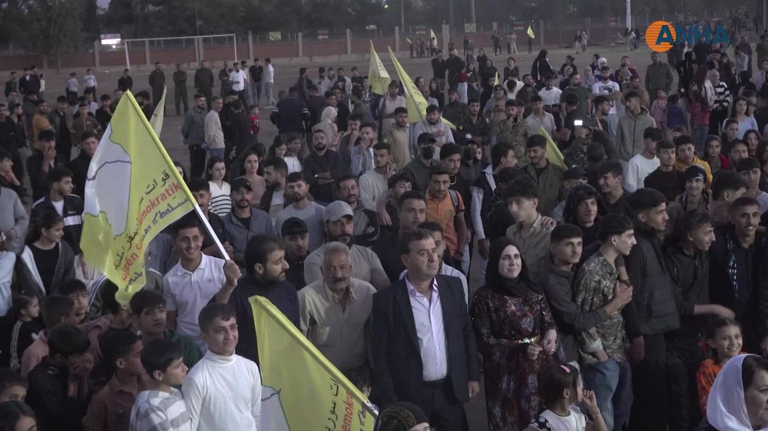 أهالي كركي لكي يؤكدون دعمهم لقوات سوريا الديمقراطية