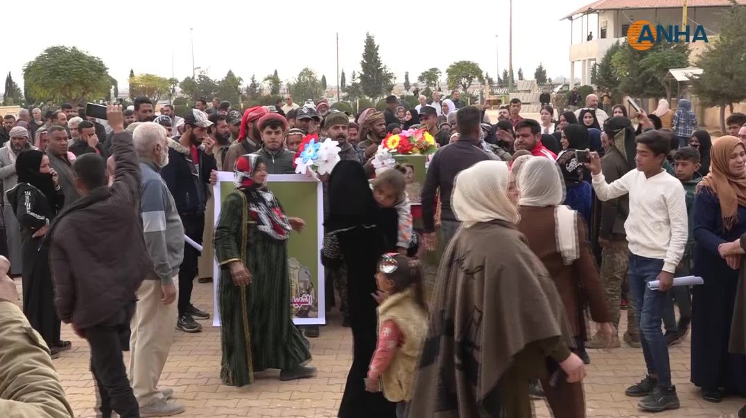 الحسكة تشيّع جثمان شهيد من قسد