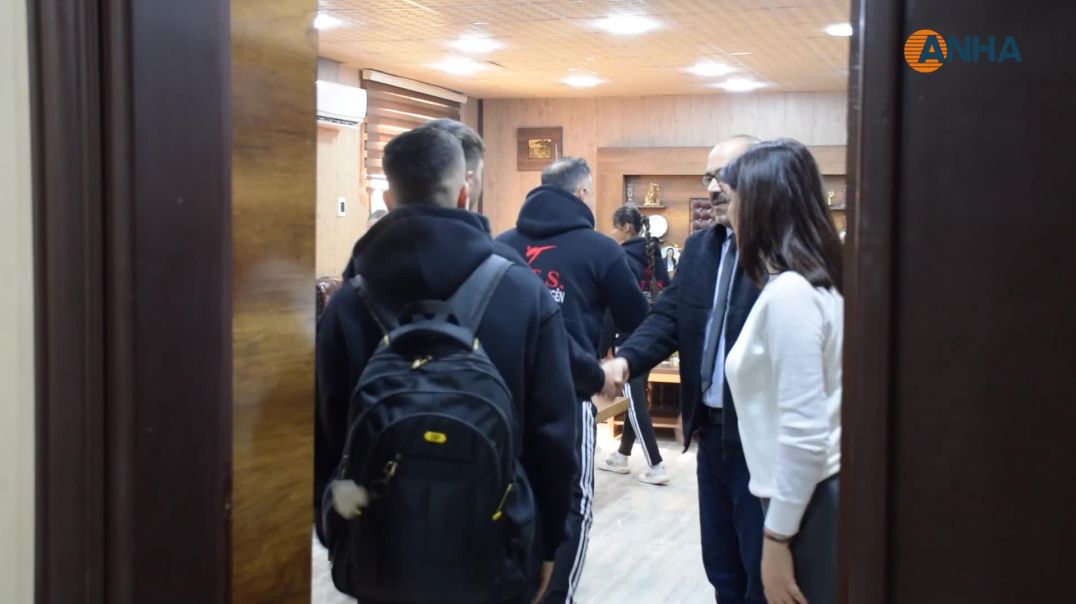 نادي النمور للتايكواندو الدولي يزور الإدارة الذاتية الديمقراطية