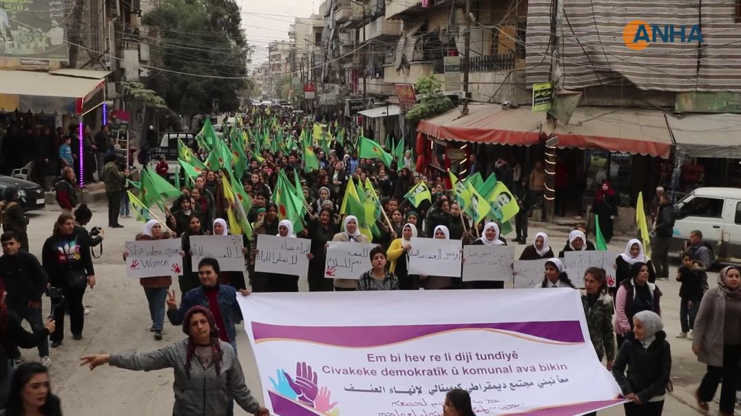 ⁣رسالة 4 مسيراتٍ في اليوم العالمي لمناهضة العنف ضد المرأة: سنبني حياة حرة-حلب