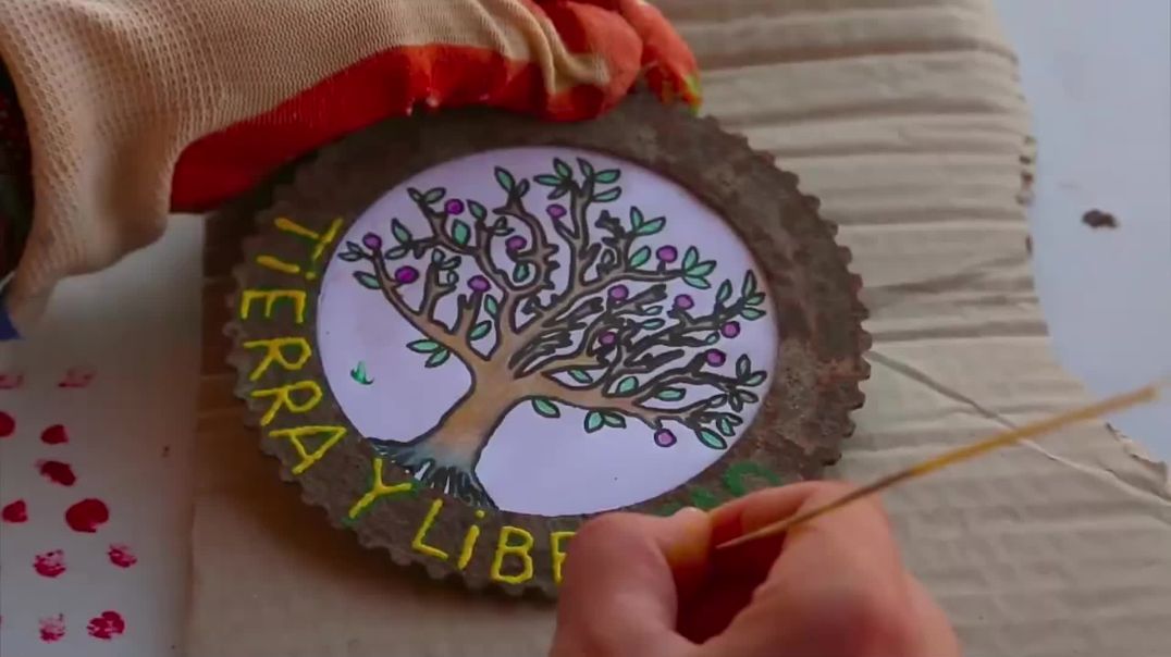 ⁣تحويل الفن لساحة نضال نسائي ضد العنف