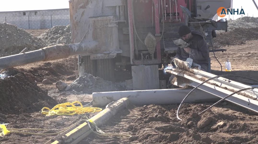 ⁣عمل شعبي لحفر بئرين لتعزيز شبكة المياه في كركي لكي