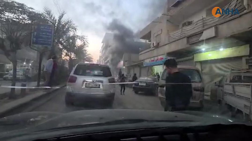 اندلاع النيران في معمل للبطاريات بالرقة