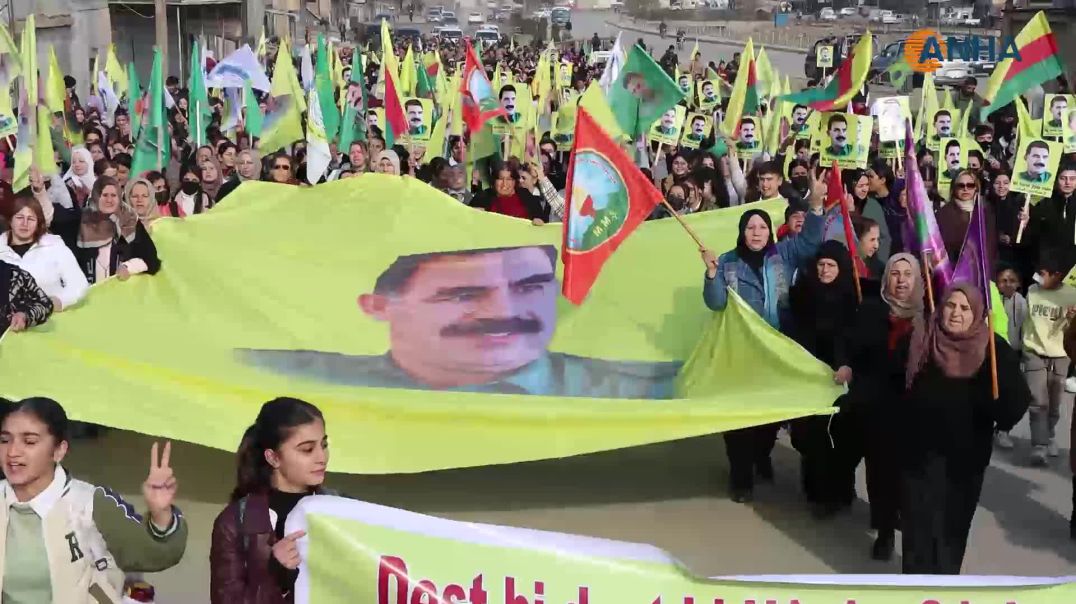 مظاهرات حاشدة في مقاطعتي الجزيرة والرقة دعماً لأهالي الشيخ مقصود والاشرافية-ديرك