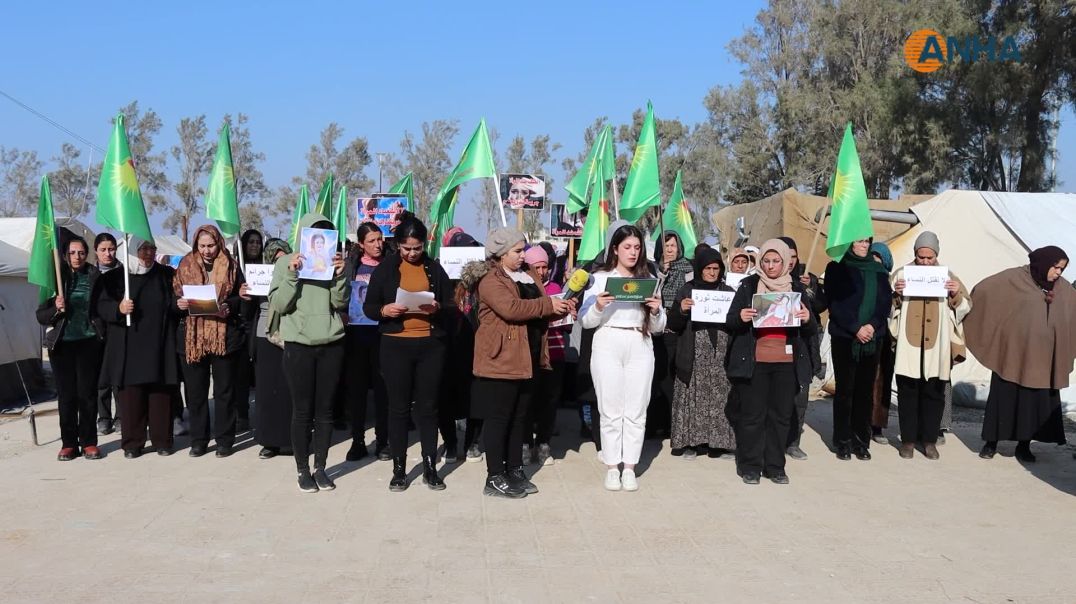 مهجّرات عفرين والشهباء ينددن بجريمة مقتل شيرين أوسو