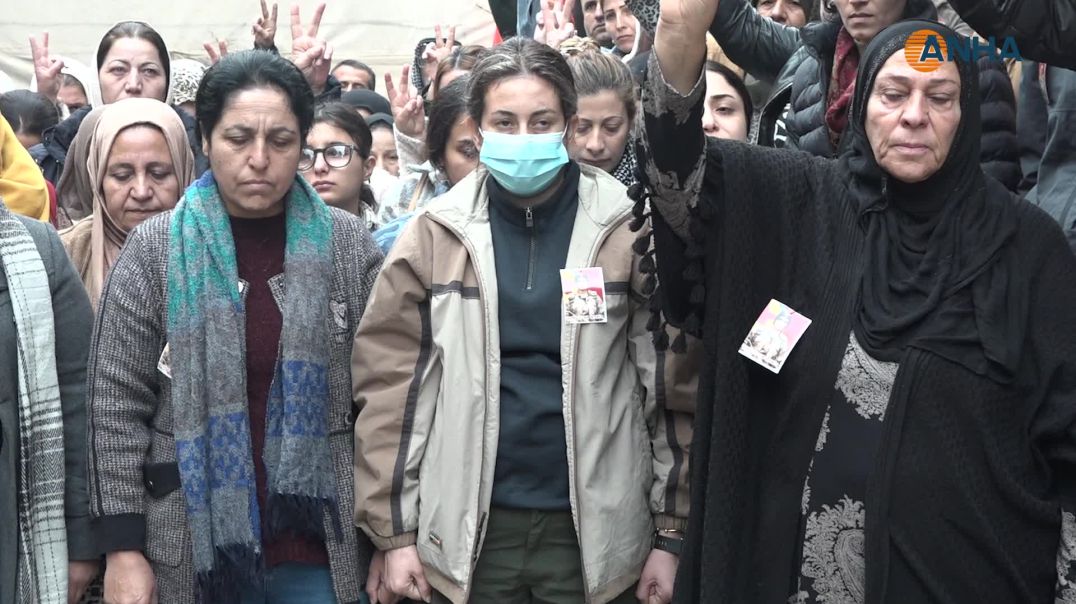 ⁣مراسم غيابية لمقاتلة قوات الدفاع الشعبي الشهيدة جيكدم درويش