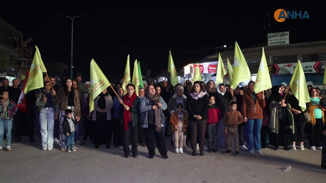 أهالي مقاطعة الجزيرة يخرجون تضامناً مع الشيخ مقصود والأشرفية - كركي لكي