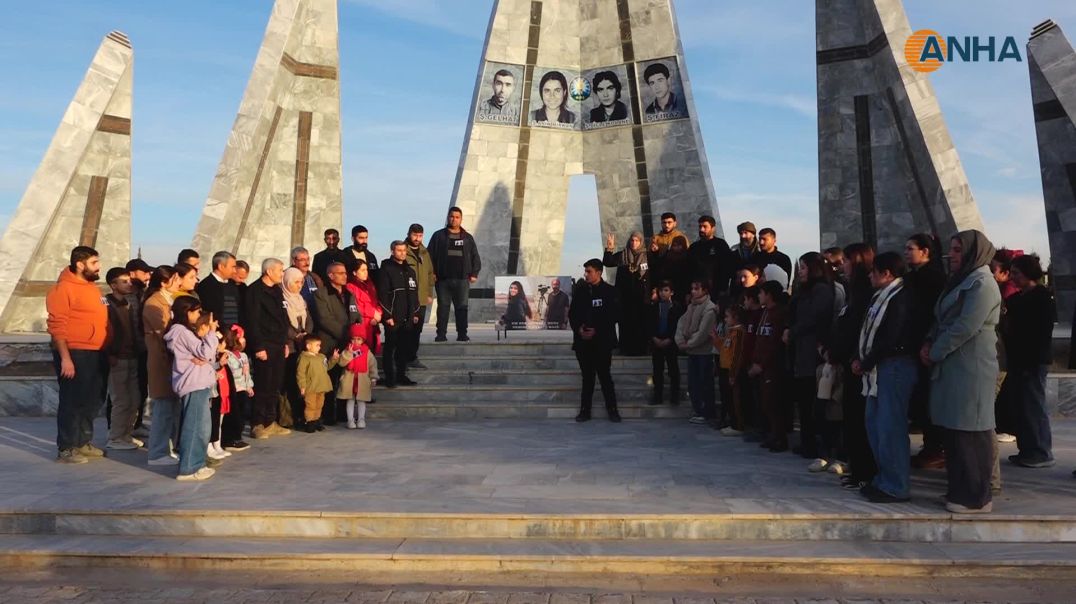 إعلاميو مقاطعة الفرات يحيون الذكرى الأولى لاستشهاد جيهان وناظم 