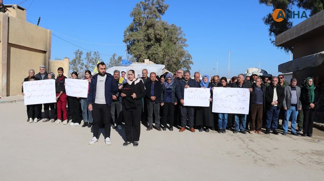 ⁣مهجّرو عفرين يجددون مطالبتهم بالعودة الآمنة إلى ديارهم-طبقة