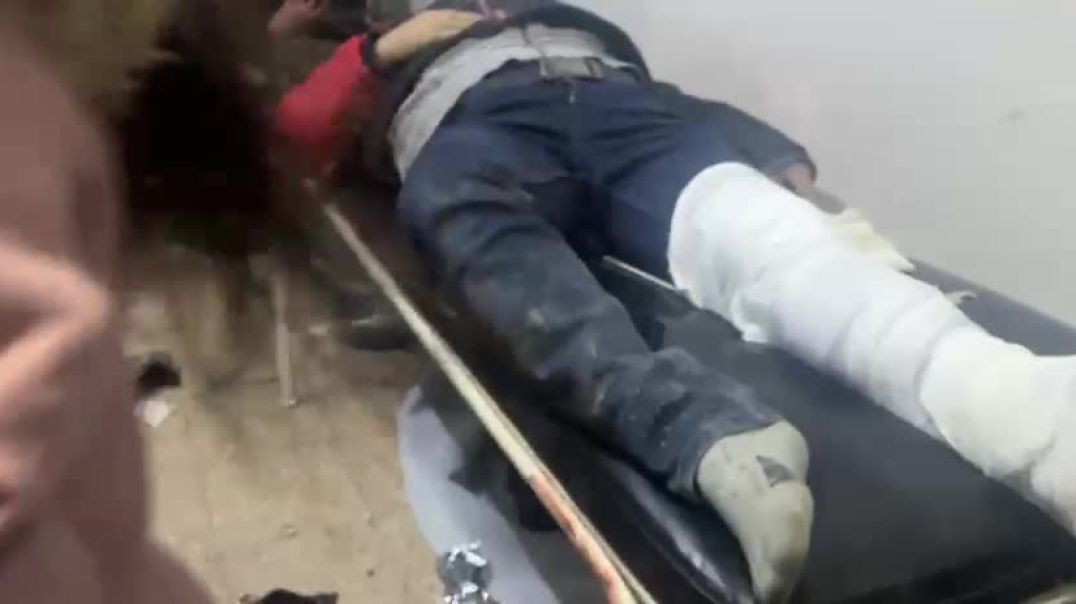 إصابة مدنيينَ في القصف الثاني على مشفى في حي الأشرفية