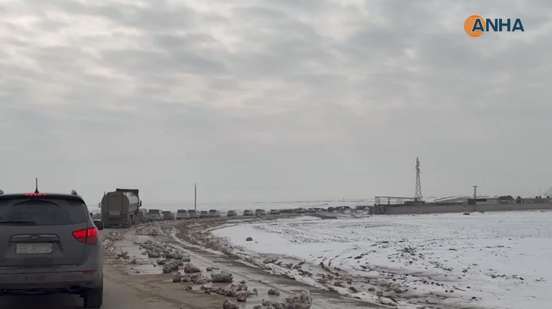 ⁣أهالي قامشلو وعامودا والدرباسية يتوجهون إلى الحسكة دعماً ضد هجمات الحكومة المؤقتة