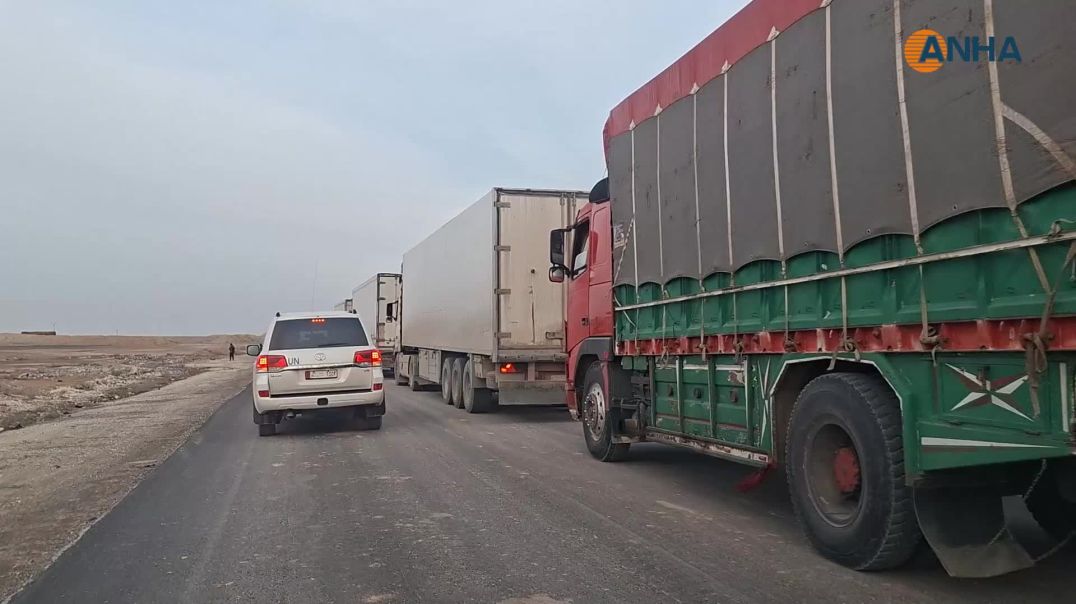 قافلة أممية من 30 شاحنة تصل إلى مقاطعة الجزيرة لدعم المهجّرين