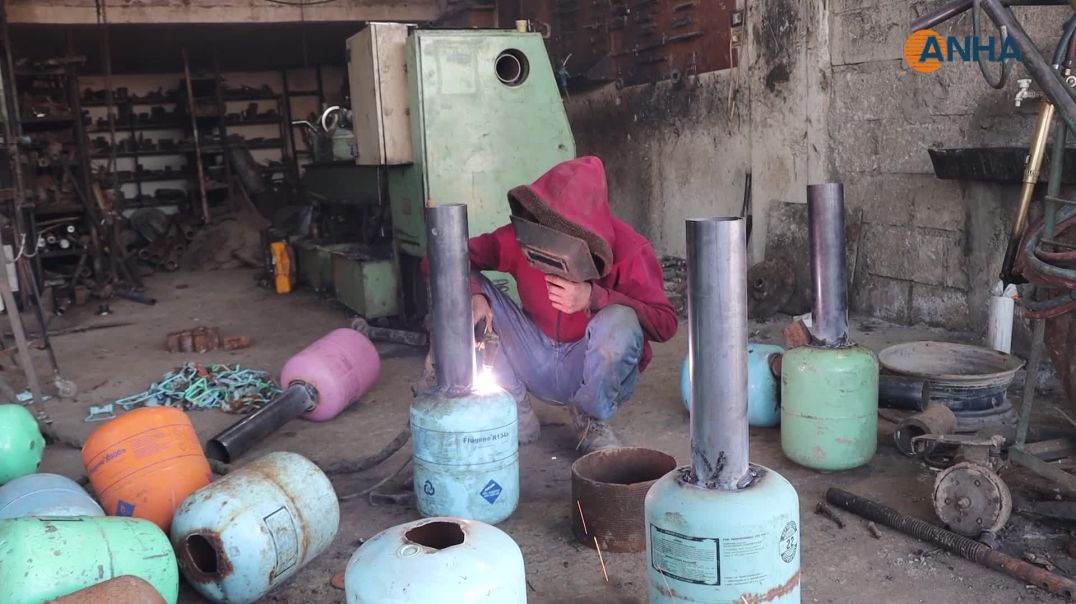 مبادرة مجتمعية في ديرك لصناعة مدافئ دعماً للمناوبين