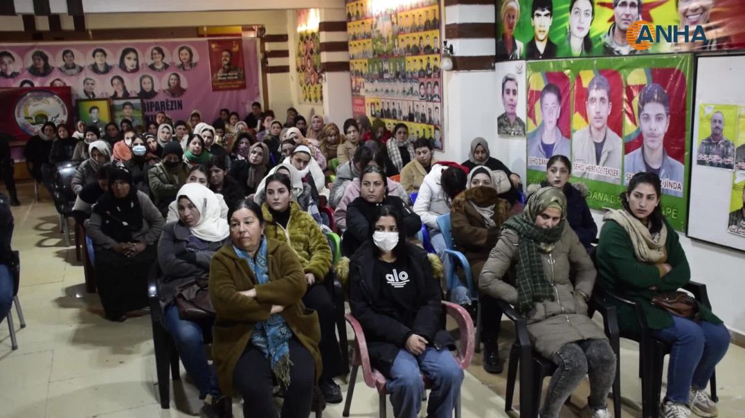 ⁣أهالي تل تمر والدرباسية وكوباني يستذكرون شهيدات مجزرة باريس الأولى-تل تمر