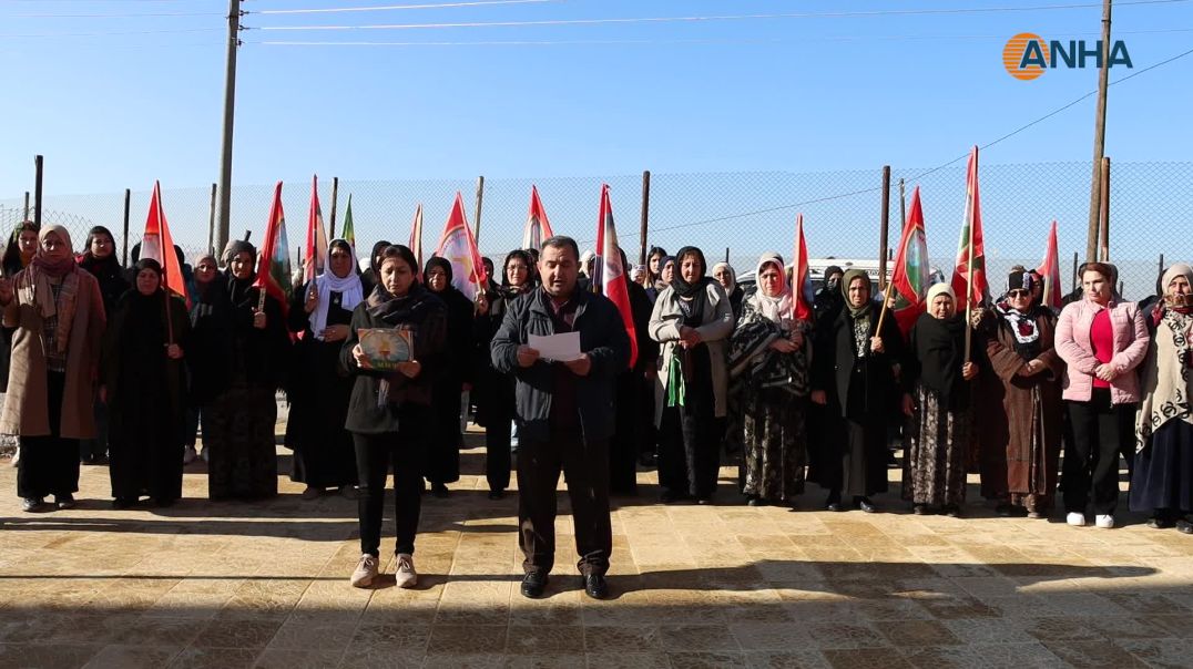 ⁣مجلسا عوائل شهداء تل تمر وكركي يستنكران تخريب مزار الشهداء في الشيخ مقصود-كركي لكي